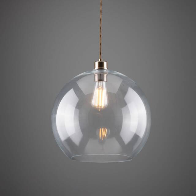 Eden 35cm Clear Sphere Pendant 14.5 - image 1