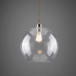 Eden 35cm Clear Sphere Pendant 14.5 - thumbnail 2