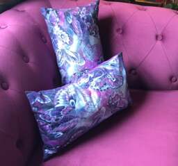 Purple Plum & Grey Butterflies Accent Pillow - Pretty Contemporary Butterrfly Throw Butterfly Settee Cushion