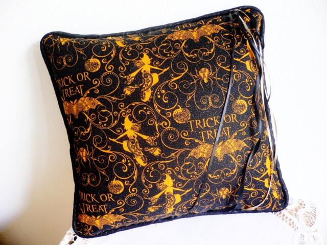 Halloween Pillow...halloween Decoration...halloween Is Coming ...a Treat For Your Home ... Decorative Pillow - image 1
