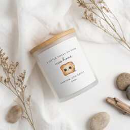 Personalised New Home Candle Gift - Housewarming Custom Address Present Moving House For Couples Our First - thumbnail 2