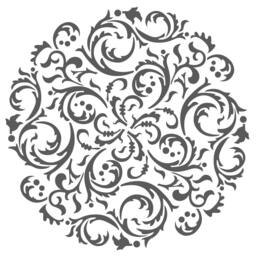 Large Wall Stencils Damask Stencil Diy Reusable Pattern Decor Faux Mural V0023 - thumbnail 1