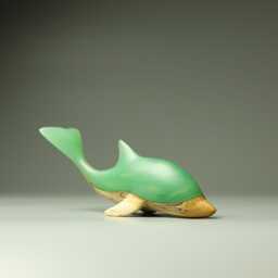 Duo Dolphin Sculpture - 9 - thumbnail 3