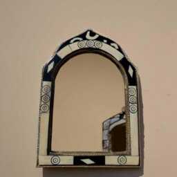 Wall Mirror Decor - Bone Inlay - thumbnail 2