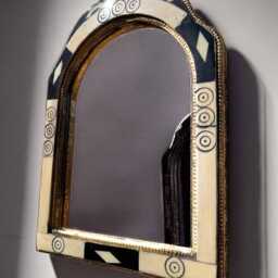 Wall Mirror Decor - Bone Inlay - thumbnail 3