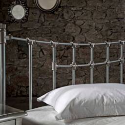 Iron Headboard Iro - Handmade Wrought Metal - Industrial Bedroom Decor Modern Bed - thumbnail 2