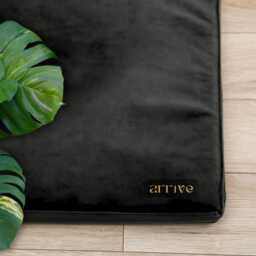 Velvet Meditation Zabuton Handmade Floor Cushion, Zen Decor - thumbnail 4
