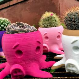 Octopus Succulent Planters - Just The Pots Made in Texas - thumbnail 3