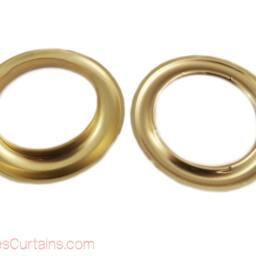 Large Gold Quality Metal Curtain Rod Drapery Supply #12 Hardware Size 1 9/16 - thumbnail 3