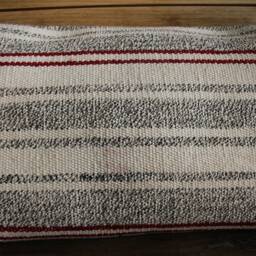 Handwoven Lumbar Kilim Pillow Cover - Vintage Turkish Cushion - 12x24In - thumbnail 2