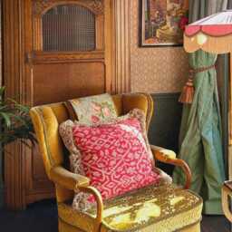 The Pink Peggy Fringed Lampshade Art Deco Style, Handmade in England - thumbnail 2