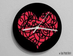 My Heart's It's A Mess Wall Clock - thumbnail 1