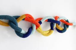 Handmade Cotton Rope Sculpture Knot Wall Art, Contemporary Decorno Tariffs/Fees To Usa