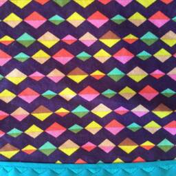 Bright, Fun Geometric Cotton Boomerang Pillowcase - thumbnail 2