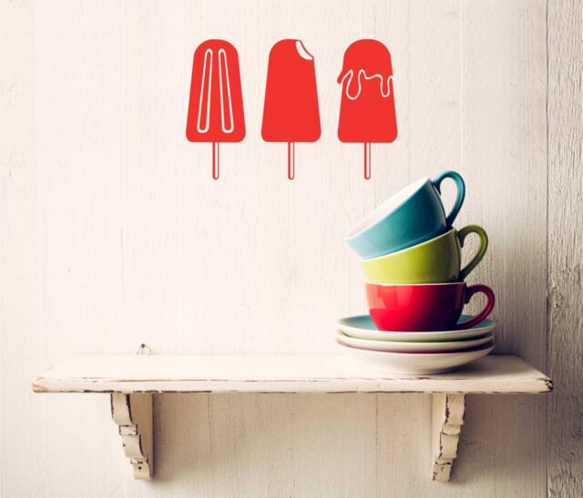 Popsicles - Vinyl Wall Art Decal Custom Stickers For Kids Rooms, Laptops, Kitchems, Playrooms - image 1
