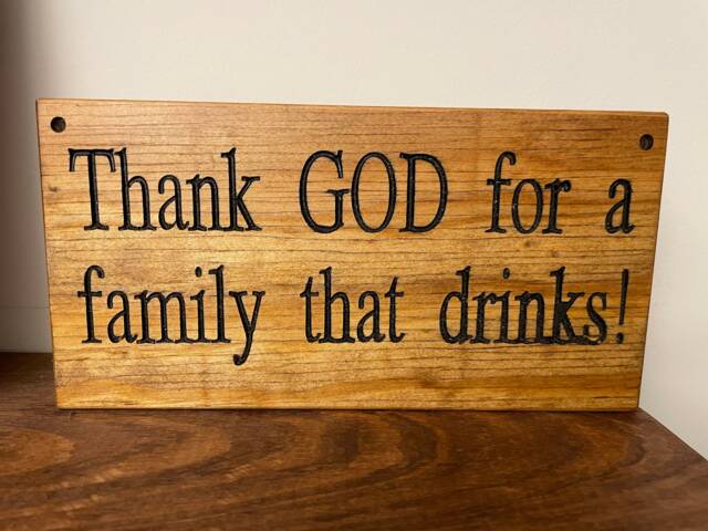 Funny Reclaimed Wood Sign Rustic Bar Plaque - image 1