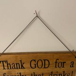 Funny Reclaimed Wood Sign Rustic Bar Plaque - thumbnail 2