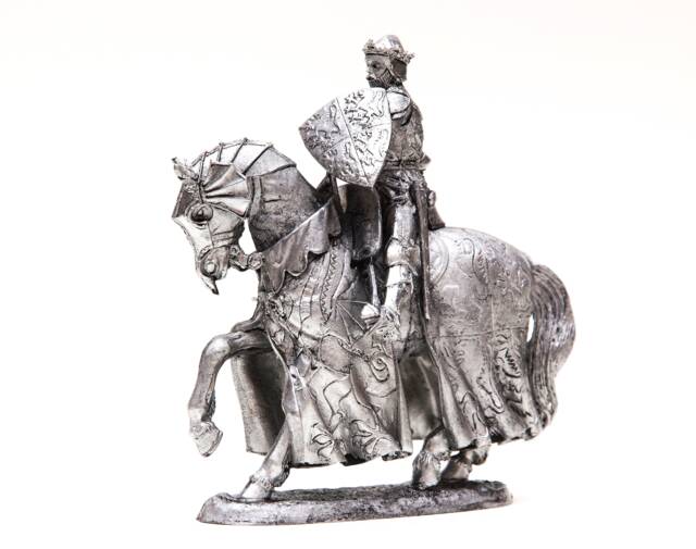 Tin Metal Figure England. King Henry V. The Duke Of Wales 1/32 Scale - image 1