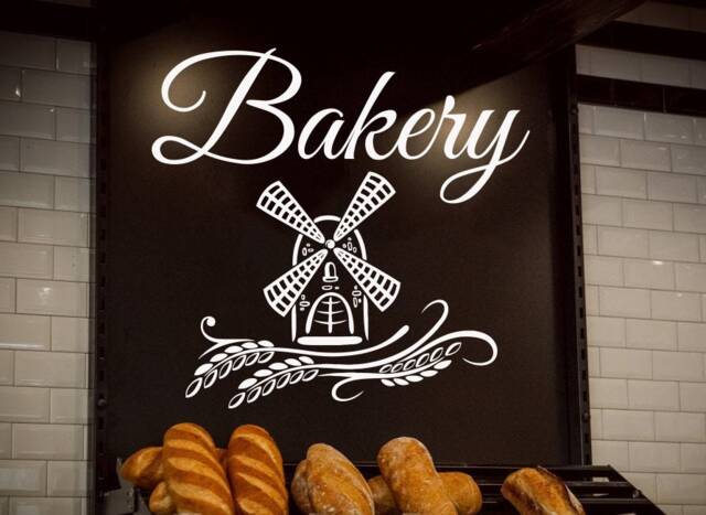Bakery Wall Decal Removable Vinyl Window Sticker 4423 - image 1