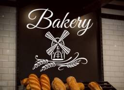 Bakery Wall Decal Removable Vinyl Window Sticker 4423 - thumbnail 1