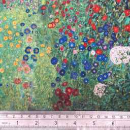 Outdoor Cushion Cover 28 Sizes Klimt's Farm Garden Handmade Floral Flowers Leaf Gift Waterproof Conservatory - thumbnail 3
