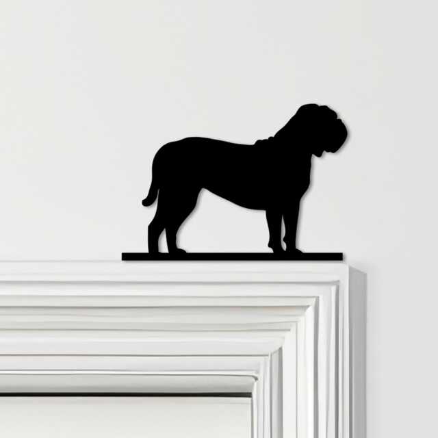Door Topper Dogue De Bordeaux Dog Various Colours Top Of Decorative Sign - Novelty Wall Decor, Frame Art, Art - image 1
