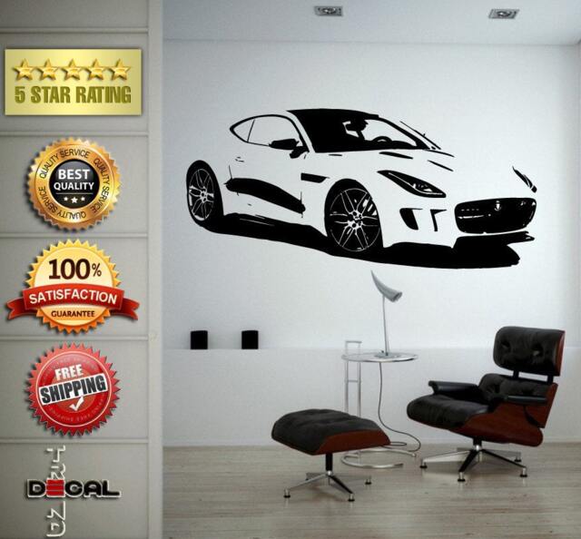 Sports Exotic Racing New Old School Muscle Car Vehicle Wall Vinyl Sticker Mural Room Decor L1832 - image 1