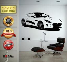 Sports Exotic Racing New Old School Muscle Car Vehicle Wall Vinyl Sticker Mural Room Decor L1832 - thumbnail 1
