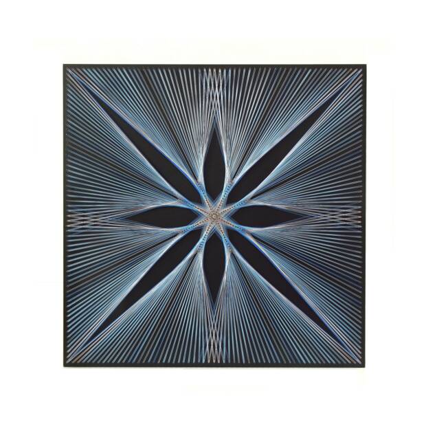 String Art Lodestar Sacred Geometry Feng Shui House D??cor Office Decor Walld??cor Wall Hangings Mandala Zen Design Yoga Studio - image 1