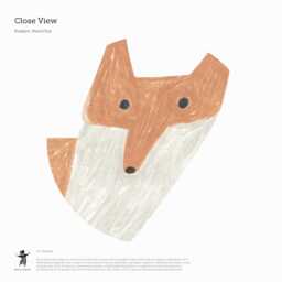 Pencil Fox Fabric Wall Sticker. Removable & Reusable - thumbnail 3