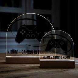 Personalised Gaming Led Light Gamer Room Decor, Custom Nightlight - Uv583 - thumbnail 2