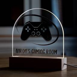 Personalised Gaming Led Light Gamer Room Decor, Custom Nightlight - Uv583 - thumbnail 3
