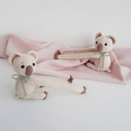 Koala Curtain Tiebacks Nursery Decor Animal Tie Backs Nursery Holder - thumbnail 4
