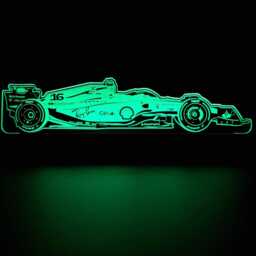 Charles Leclerc Ferrari Led Night Light, F1 Gifts, Gifts For Him, Her, Lights, Bedroom Light - thumbnail 4