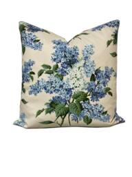 Schumacher Prousts Lilacs Blue Cushion Cover Pillow Double Sided - thumbnail 1