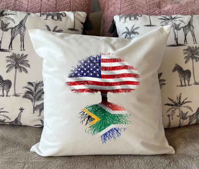 South African Roots/United States Tree - Plush White Deluxe - image 1