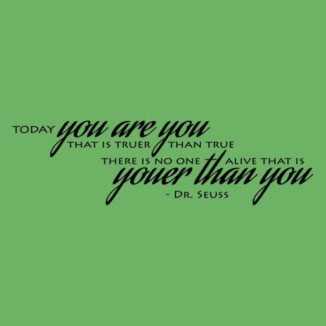 Dr. Seuss Quote Wall Decal Inspirational Vinyl Art Sticker - image 1