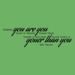 Dr. Seuss Quote Wall Decal Inspirational Vinyl Art Sticker - thumbnail 1