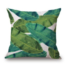 Hawaii Banana Leaf Pillow Cover ~ Tropical Case - thumbnail 1