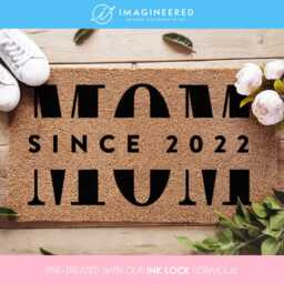 New Mom Doormat - Personalized Door Mat Baby Shower Gift Gifts Birthday Favors To Be Home - thumbnail 1