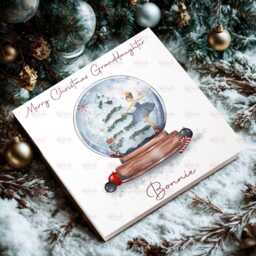 Personalised Ballerina Christmas Decoration - Granddaughter Gift Custom Bauble For Girls Stocking Filler Box - thumbnail 2