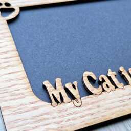 5x7 My Cat Is Purrrrfect Picture Frame - Holds 4x6 Photo Gift For Cat Lover Crazy Lady Feline - thumbnail 3