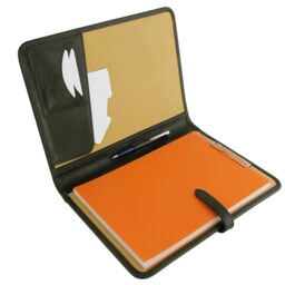 Genuineleather Clipboard A4, Business Folder, Presentation Folder Meeting Clipboard, Conference Folder A4 Clipboard Green - thumbnail 3