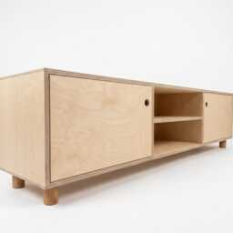 Birch Plywood Media Cabinet - thumbnail 3