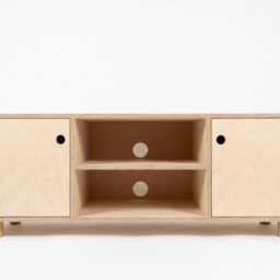 Birch Plywood Media Cabinet - thumbnail 2