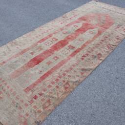 Rugs For Salon, Anatolian Rugs, 4.4x10.8 Ft Large Rug, Turkish Red Antique Vintage Outdoor Living Room Rug - thumbnail 2