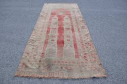 Rugs For Salon, Anatolian Rugs, 4.4x10.8 Ft Large Rug, Turkish Red Antique Vintage Outdoor Living Room Rug - thumbnail 1
