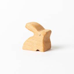 Bawu Rabbit Family Original Wood Sculpture, Handcrafted Art, Carving, Home D??cor, Rustic, Wedding Gift, Birthday, Gift For Her - thumbnail 2