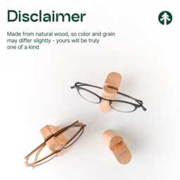 Personalized Eyeglasses Stand, Eyeglass Holder, Sunglasses Organizer, Wooden Office Accessory, Gift For Her, Sunglass Riser - thumbnail 4