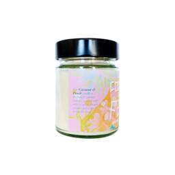 Coconut & Peach Soy Wax Candle - thumbnail 2